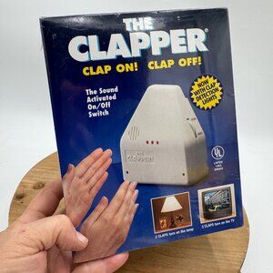 The Clapper Wireless Sound Activated On/Off Switch New sealed in wrap gift prese